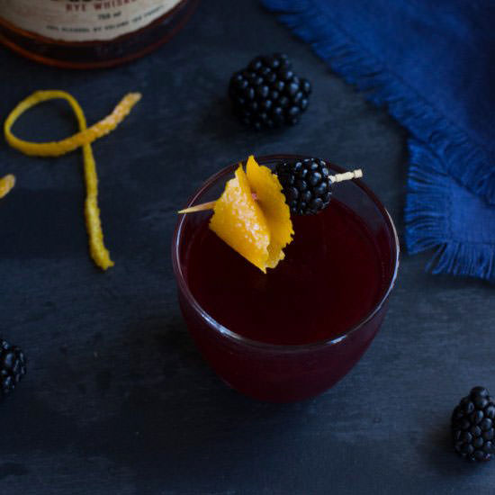 Blackberry Scofflaw Cocktail