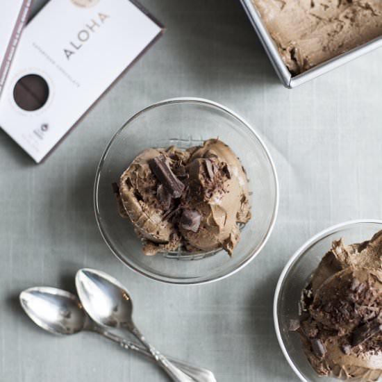 Raw Vegan Chocolate Ice Cream