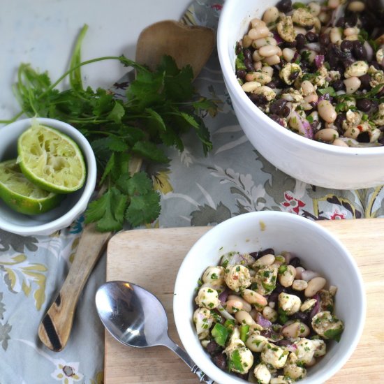 Bean and Mozzarella Salad