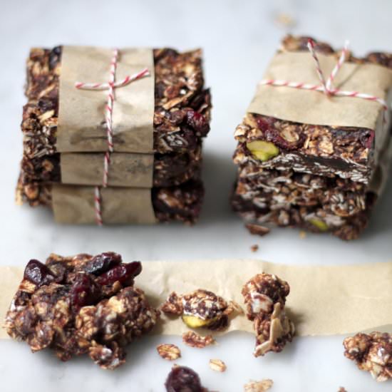 Chocolate Granola Bars