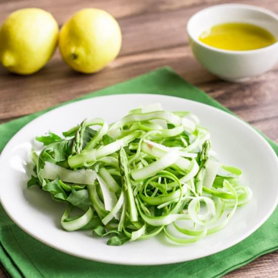 Shaved Asparagus and Arugula Salad