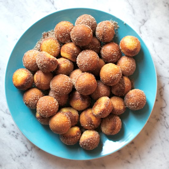 Nutella Filled Donut Holes