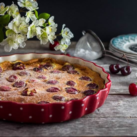 Cherry clafouti