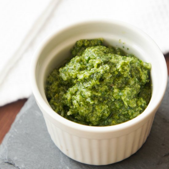 Homemade Basil Pesto