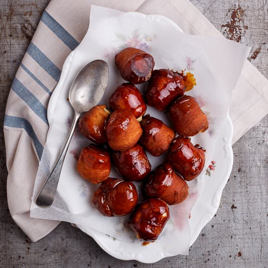 Crème brûlée doughnuts