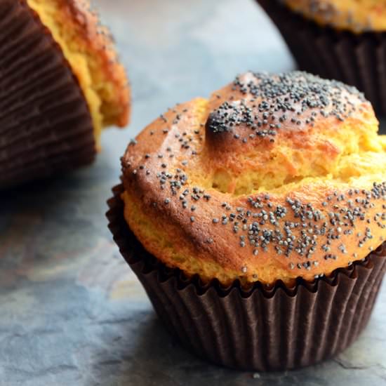 Mango Lassi Poppy Seed Muffins