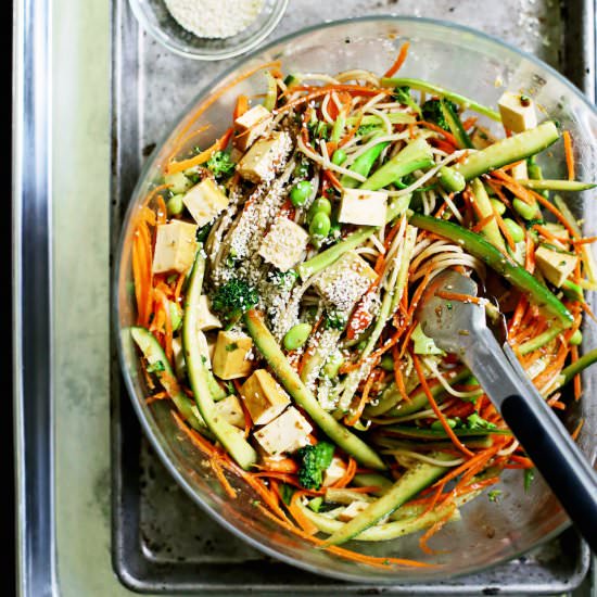 Cold Sesame Noodle Salad