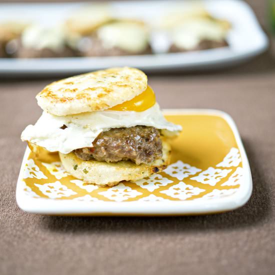 Venison Breakfast Sliders