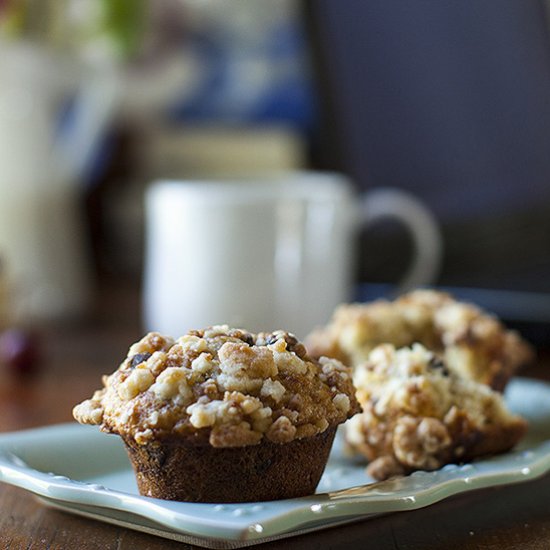 Banana Chocolate Chip Skor Muffins