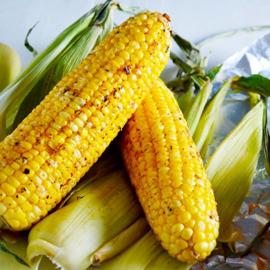 Garlic and Paprika Grilled Corn