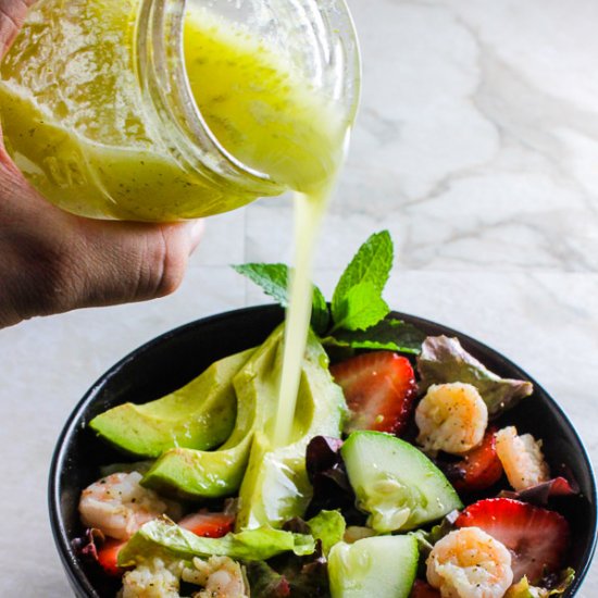 Honey Lime Shrimp Salad