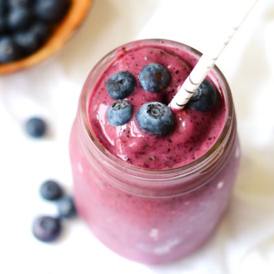 Blueberry Banana Power Smoothie