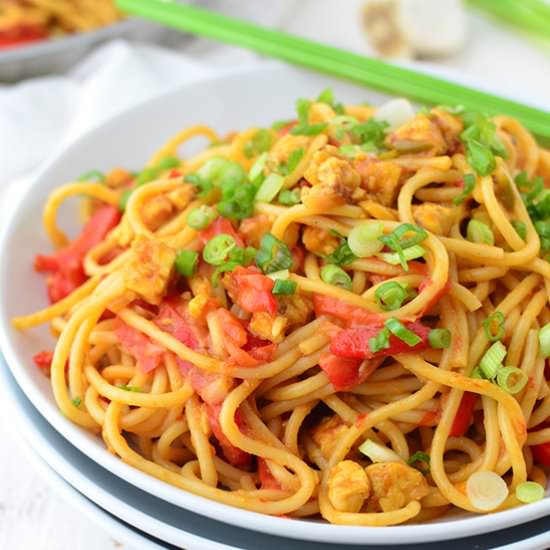 Vegan Curry Noodles