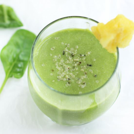 Pineapple Quinoa Green Smoothie