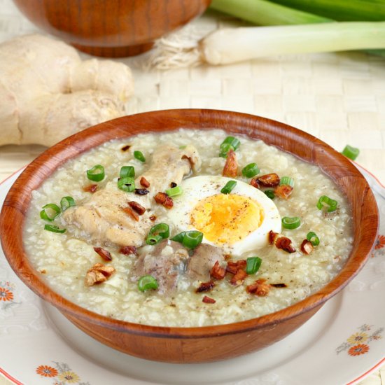 Arroz Caldo (Porridge with Chicken)