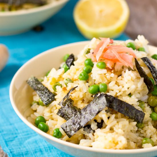 Sweet Ginger Sushi Rice Bowl