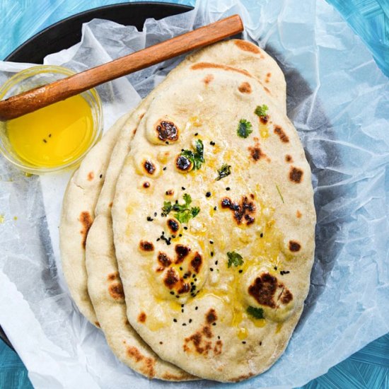 Yeast Free Instant Whole Wheat Naan