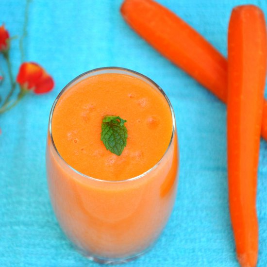 Cantaloupe Carrot Juice