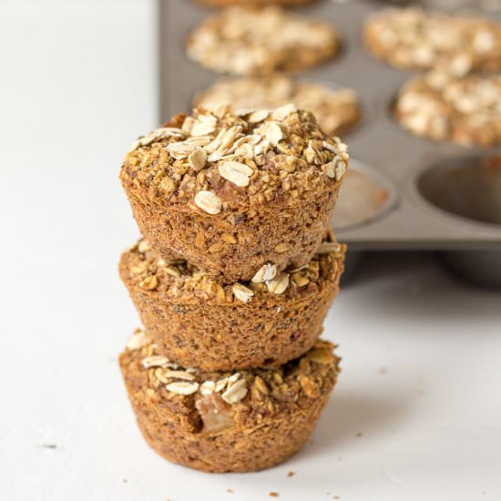 Oatmeal Pear Muffins