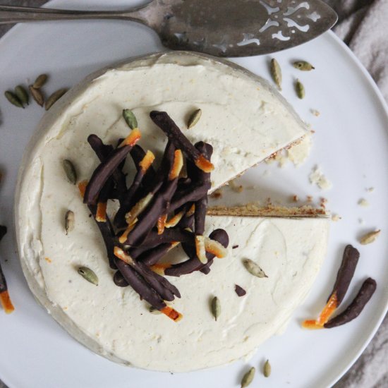 Orange, Vanilla and Cardamom Cake