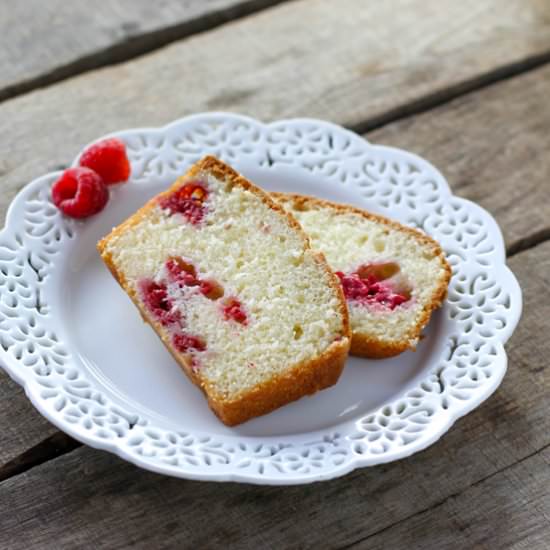 Raspberry Pound Cake