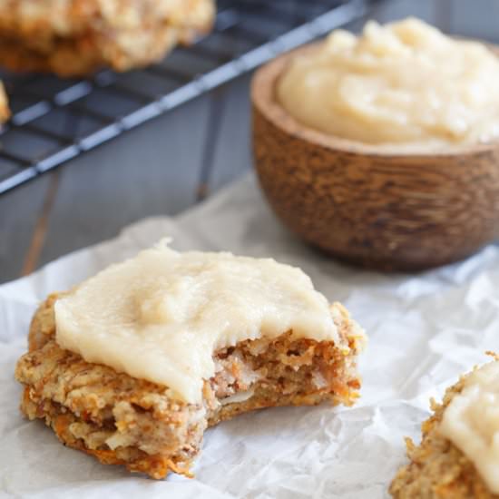 Paleo Carrot Cake Cookies