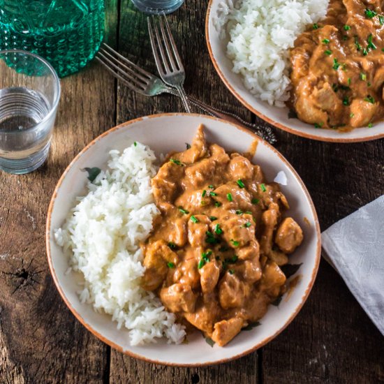 Chicken Stroganoff