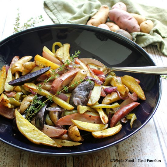 Fingerling Potato Medley with Onion