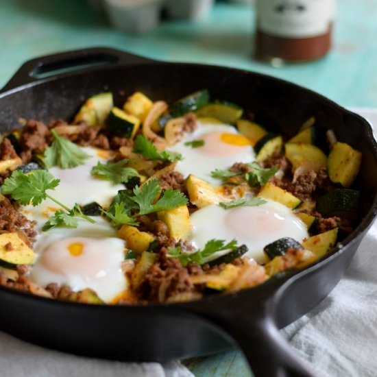 Zucchini Beef Skillet