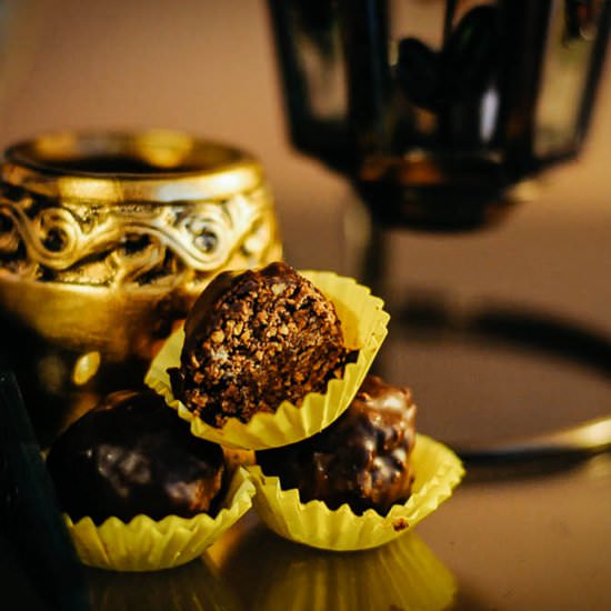 Homemade Ferrero Rocher