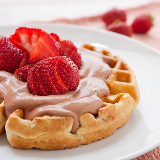 Strawberry Waffles