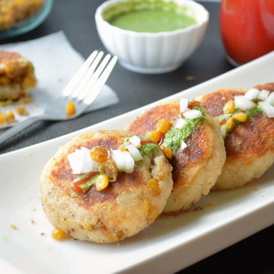 Stuffed Aloo Tikki