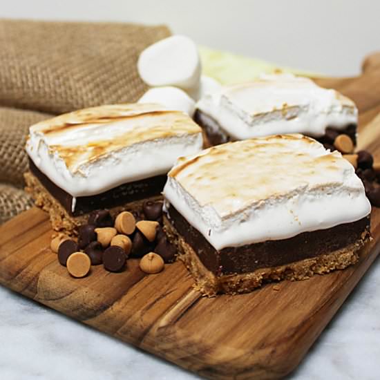 Peanut Butter S’more Bars