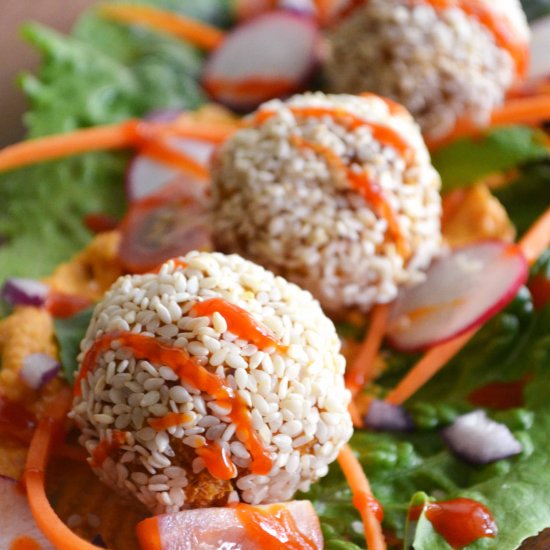 Lemon & Sweet Potato Falafel