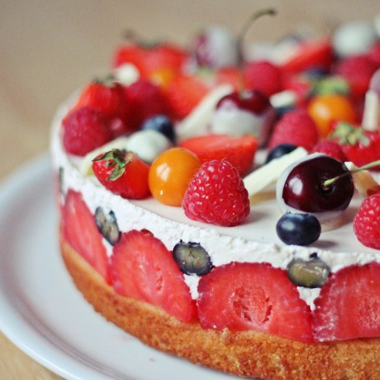 Strawberry Mousse Cake