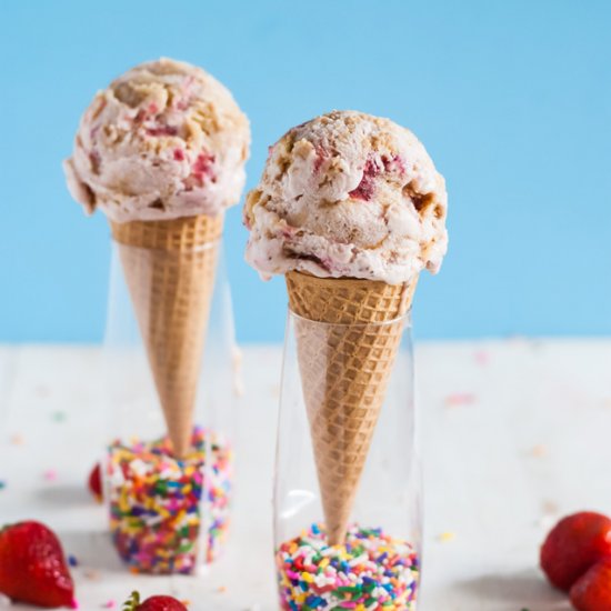 Strawberry Shortcake Ice Cream