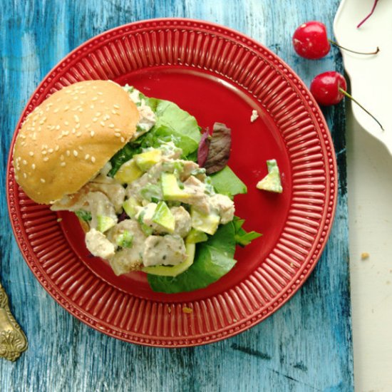 Healthy Avocado and Chicken Salad