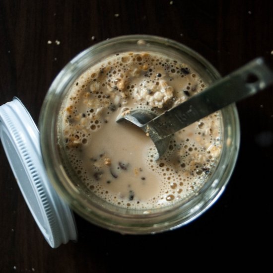 Peanut Cacao Overnight Oats