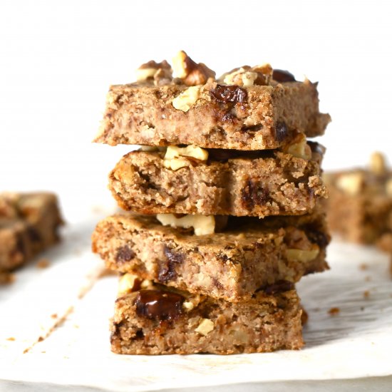 Almond Butter Cannellini Blondies