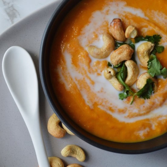 Carrot & Coconut Soup