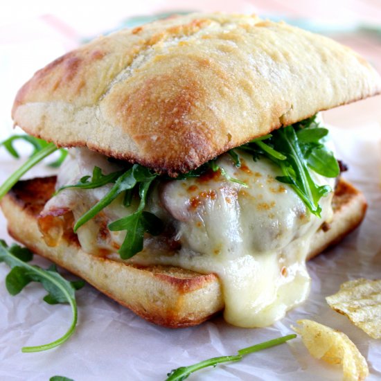 Veal Saltimbocca Burgers