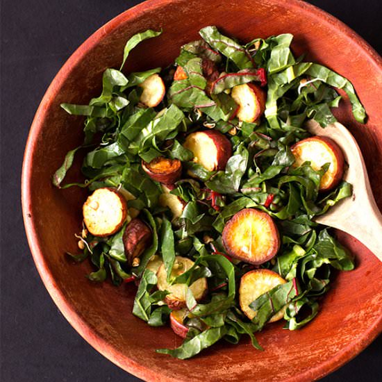 Spinach & Sweet Potato Salad