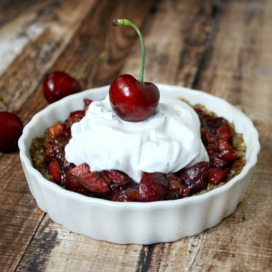 Clean Eating Vegan Cherry Tart