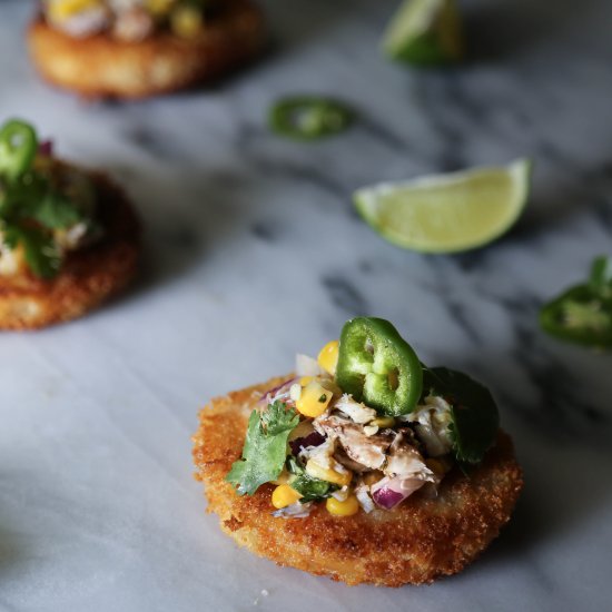 Crab & Fried Green Tomato Ceviche