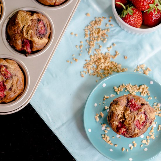 Peanut butter jelly muffins