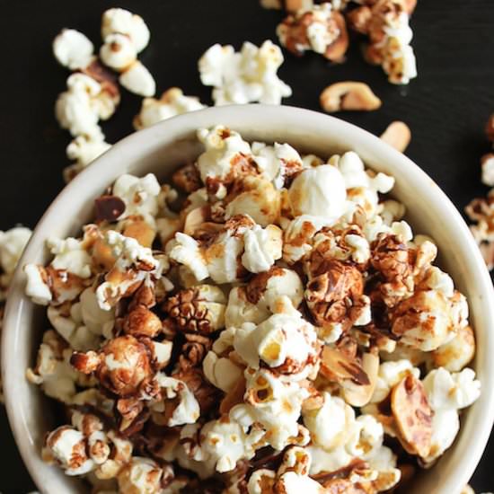 Chocolate Peanut Butter Popcorn