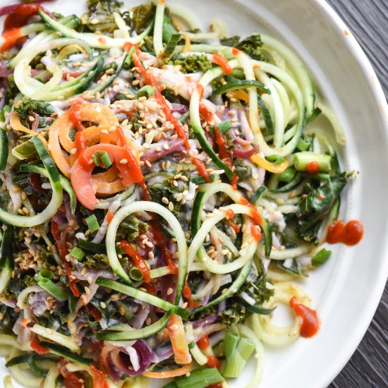 Asian Noodle Salad With Miso