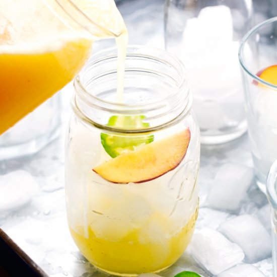 Peach Agua Frescas