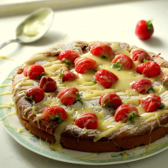 Strawberry Yogurt Cake