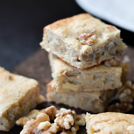 Banana Walnut Protein Bars